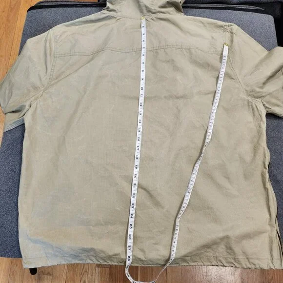 Filson Lightweight Waxed Anorak - Large - Grey Khaki - Picture 16 of 16